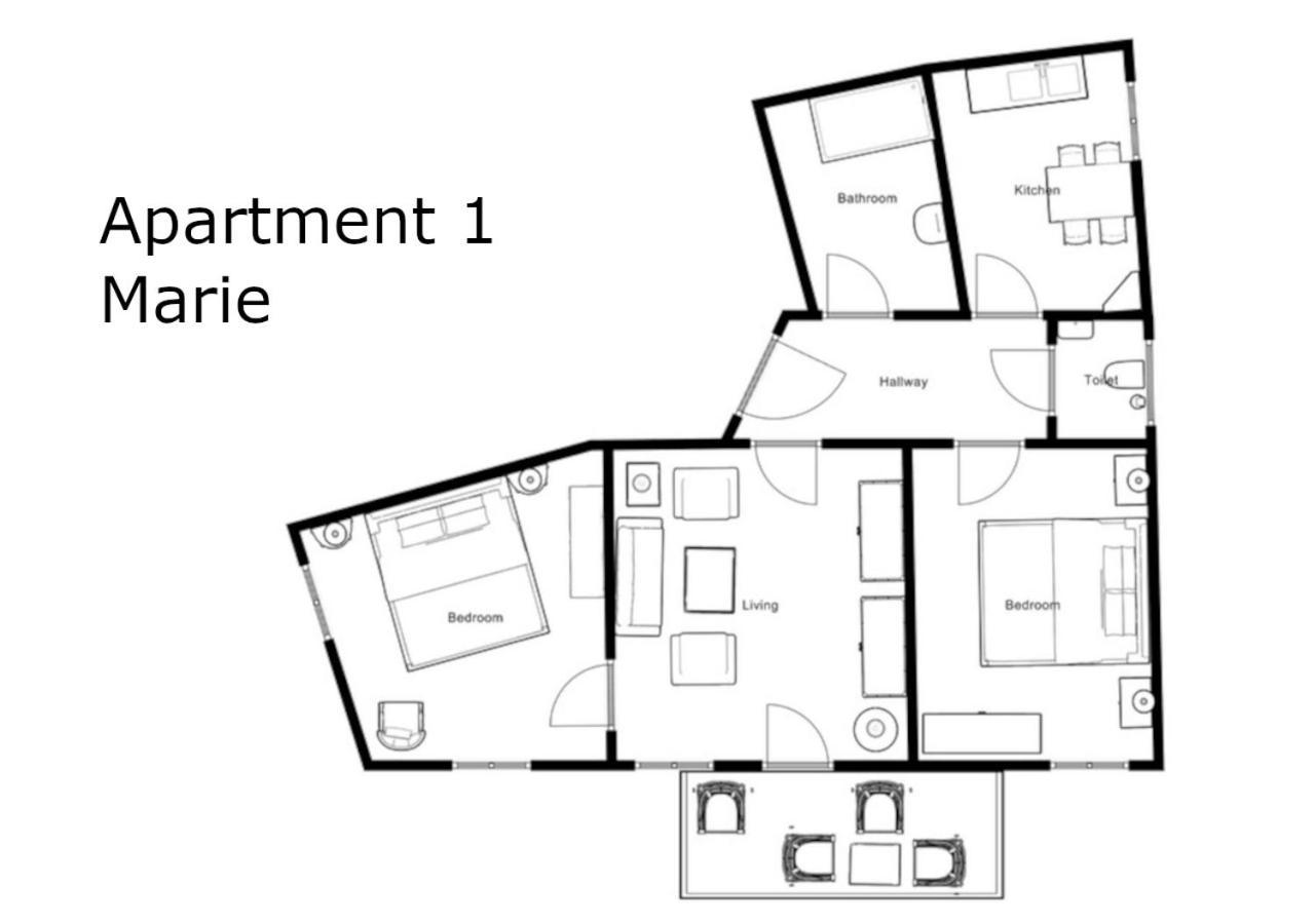 Heritage Boutique Apartments Бад-Ишль Номер фото